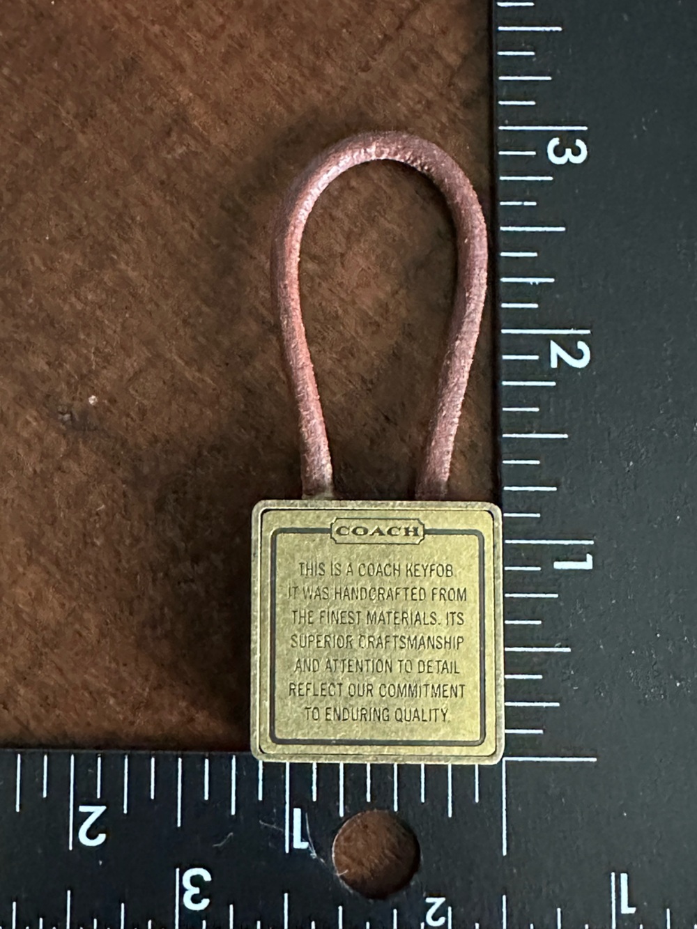 Coach Metal Story Patch Fob - Picture 7 of 7